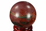 Polished Cherry Creek Jasper Sphere - China #116214-1